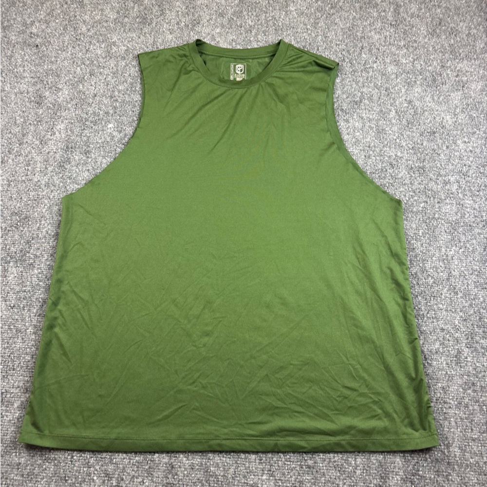 BORN PRIMITIVE Men’s Green Cut Off Sleeveless Athletic Shirt size: X-Large